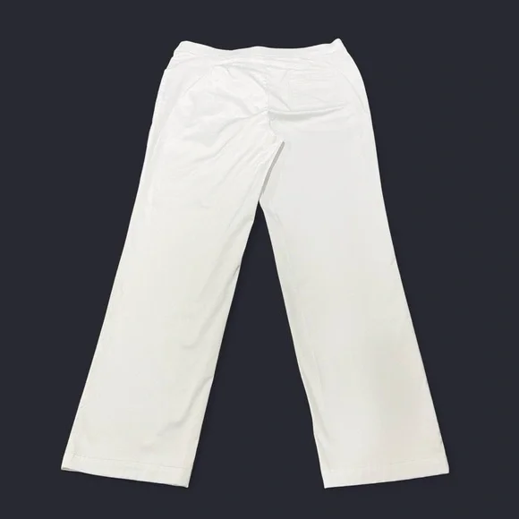 Chico's White Straight Leg Pants 1.5 Reg Size 10 - Picture 6 of 6